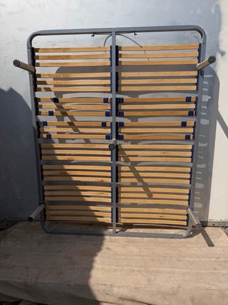 Somier 150x190cm Metal y Madera