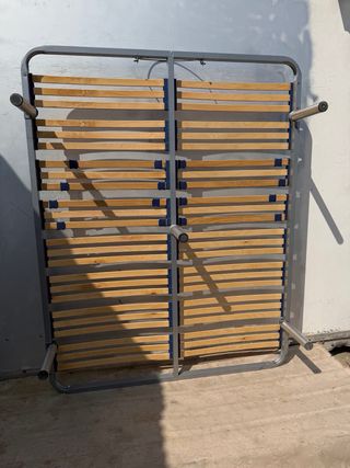 Somier 150x190cm Metal y Madera
