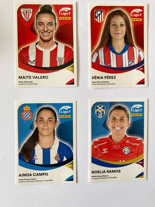 4 Cromos Liga F 24-25 Nuevos