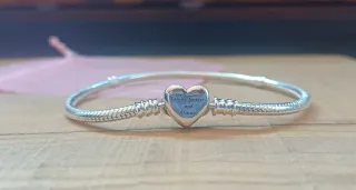 Pulsera para charms | Corazón amor Infinito