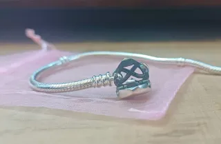 Pulsera para charms | Corazón amor Infinito