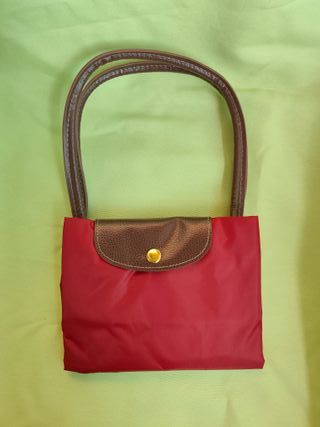 Bolsa shopper plegable – Color rojo (nueva)