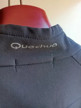 Chaqueta Softshell Quechua Negra Talla XL