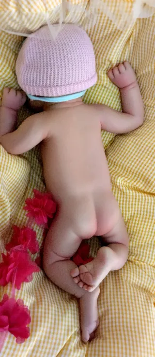 Bebé Reborn Silicona Completa 44cm