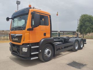 MAN TGS 500-CAMIONES GANCHOS PORTACONTENEDORES