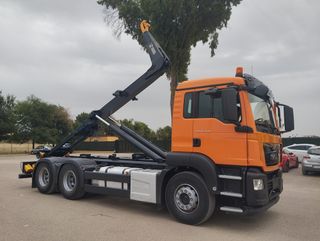 MAN TGS 500-CAMIONES GANCHOS PORTACONTENEDORES