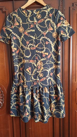 Vestido corto estampado