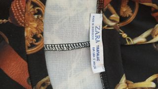 Vestido corto estampado