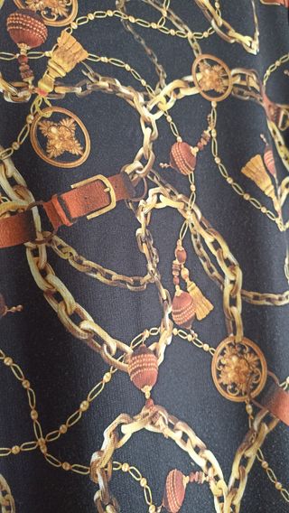 Vestido corto estampado