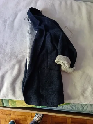 Chaqueta de vestir azul mujer