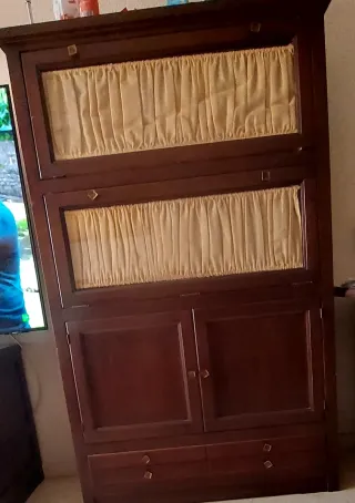 Mueble de salón de madera regalo Lámparas y mesita