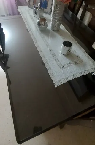 Mueble de salón de madera regalo Lámparas y mesita