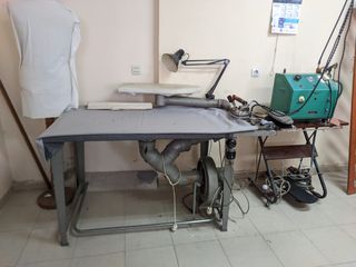 Plancha industrial con aspiración