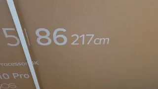 TV LG 86" nuevo en su caja precio negociable.