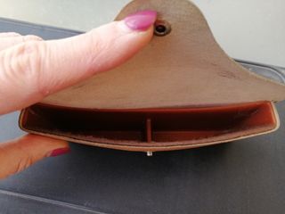 Astuccio Ray-Ban vintage pelle marrone