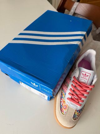 Adidas Samba OG Flores Rosa Talla 40