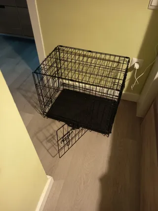 Jaula para perros negra