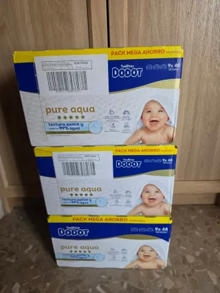 27x 48 Toallitas Dodot Aqua Pure