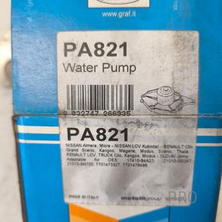 BOMBA AGUA NISSAN / RENAULT NUEVO PA821