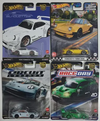 Hot Wheels Porsche 911 (4 modelos)