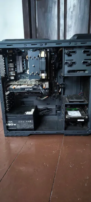 PC de sobremesa Gamer Negro/Gris