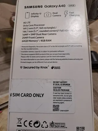 Samsung Galaxy A40 64GB Azul