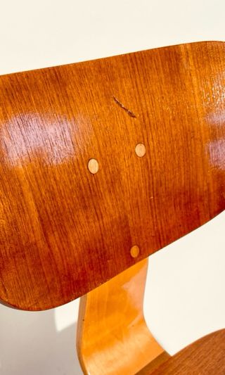 Silla Antigua Madera Curvada