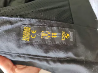 Chaqueta SPIDI moto protecciones codo y hombro