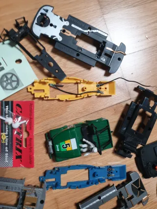 Accesorios Scalextric: Motores, Ruedas y Chasis