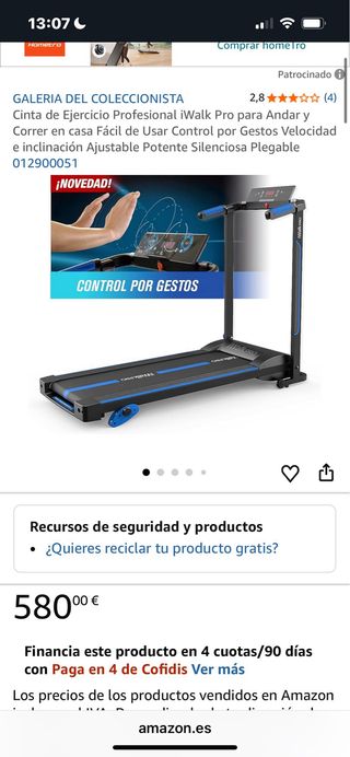 Cinta de correr iWalkPRO