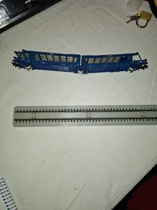 Vagón doble Transfesa, electrotren