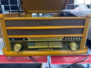 Tocadiscos Vintage con Mando