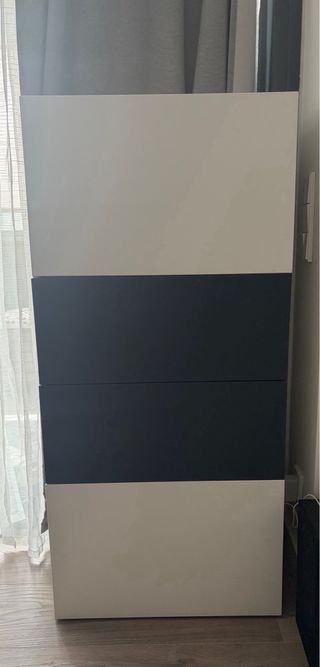 Estantería Besta puertas y cajones