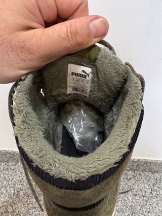 Sneakers alte Puma verdi taglia 40