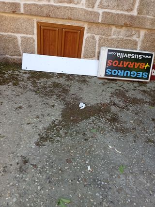 Planchas  de Metacrilatos,9 largas y seis pequeñas