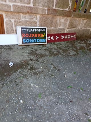 Planchas  de Metacrilatos,9 largas y seis pequeñas