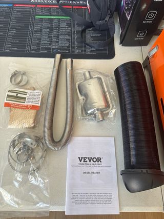 Calefactor Diésel VEVOR 8KW Portátil + Mando