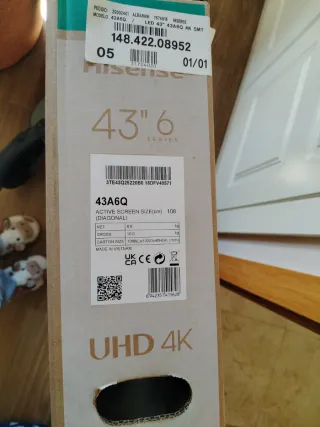 Hisense 43 UHD 4K TV