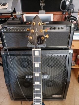 guitarra y amplificador