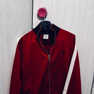Chándal Zara Retro Rojo y Marrón