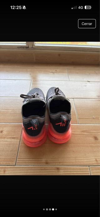 Zapatillas Nike Air Max 270 Gris Naranja