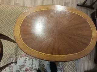 Mesitas marquetería vintage