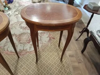 Mesitas marquetería vintage