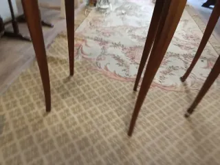 Mesitas marquetería vintage