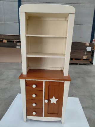 Cama juvenil madera maciza cerezo