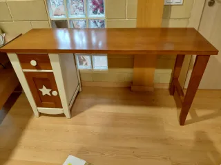 Cama juvenil madera maciza cerezo