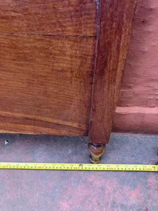 Cabecero y pie cama madera maciza 90