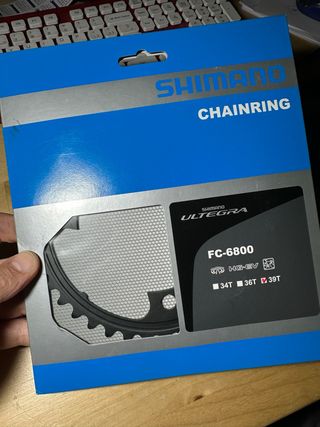 Plato Shimano 11s 39T. Ultegra FC- 6800