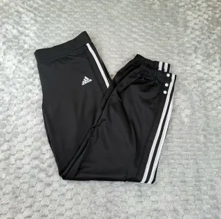 Pantalones Deportivos Negro Botones Unisex