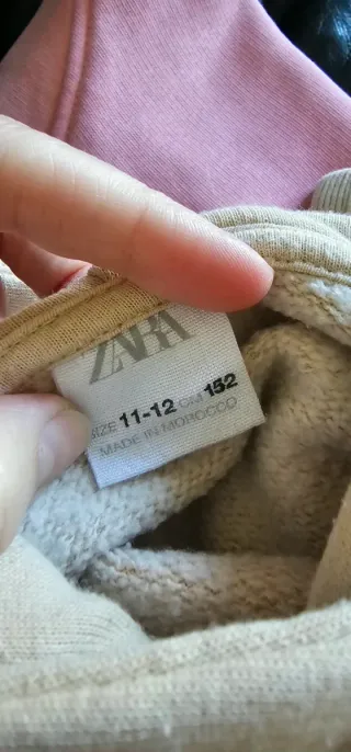 Lote 2 sudaderas Zara T. 11/12